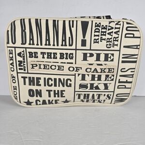 NWOT Kate Spade Go Bananas Insulated Lunch Zip Carrier Tote ICING ON THE CAKE